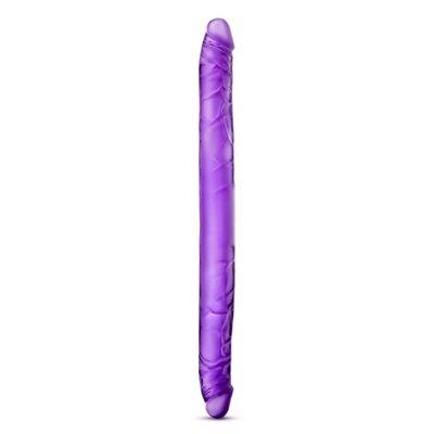 B Yours 16in Double Dildo Purple - OSAS