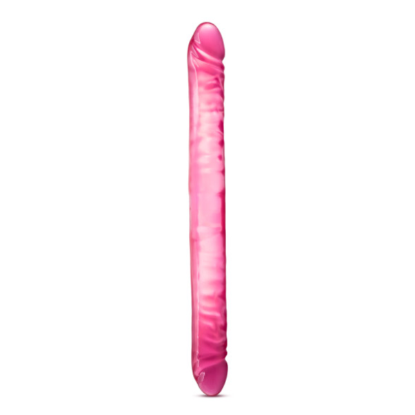 B Yours 18in Double Dildo Pink - OSAS