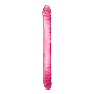 B Yours 18in Double Dildo Pink - OSAS