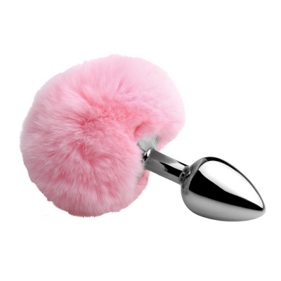 Fluffy Bunny Tail Anal Plug - OSAS