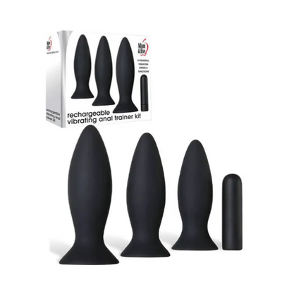 Adam & Eve Rechargeable Vibrating Anal Trainer Kit - OSAS