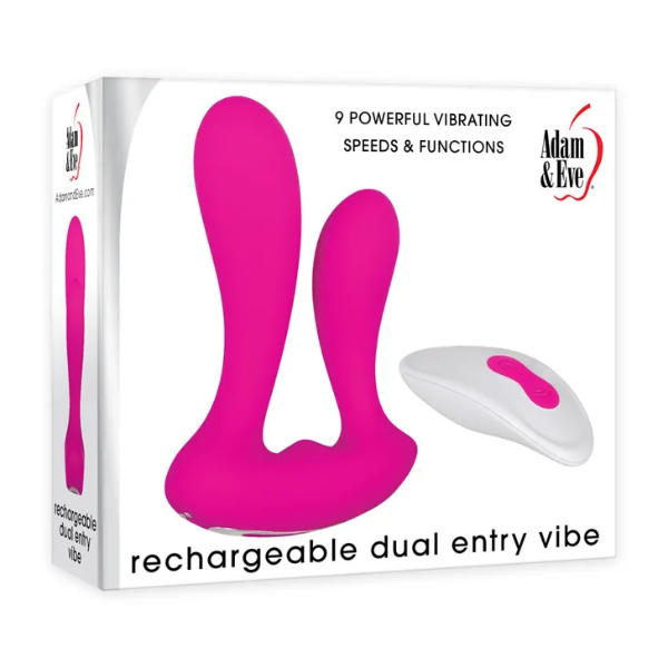 Adam & Eve Rechargeable Dual Entry Vibe - OSAS