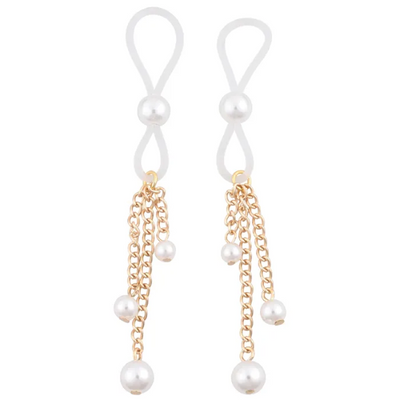 Sex & Mischief Pearl Nipple Ties - OSAS