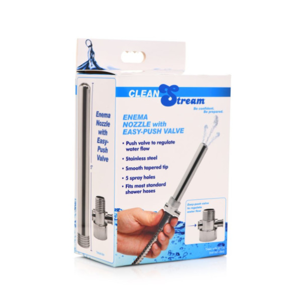 Enema Nozzle w Push Valve
