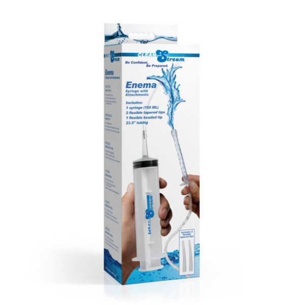 Enema Syringe w Attachments