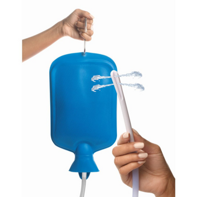 Deluxe Shower Enema Bag & Nozzle Kit - OSAS
