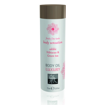 Shiatsu Luxury Body Oil Edible Hibiskus & Green Tea - OSAS