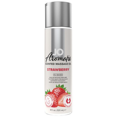 JO Aromatix Strawberry Massage Oil 120ml - OSAS