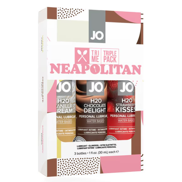 JO Tri-Me Triple Pack Neapolitan Lube Set 30ml 3pk - OSAS