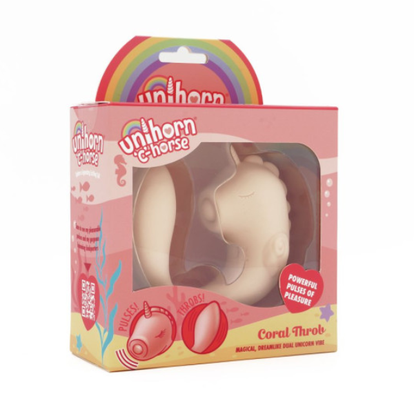 Unihorn Massager C Horse Coral Throb