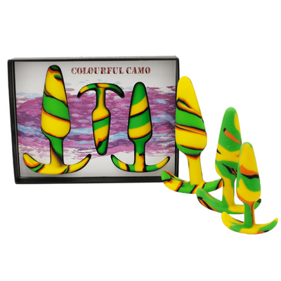 Colourful Camo SAIL Anal Kit Yellow - One Stop Adult Shop