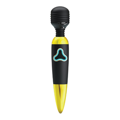 Rechargable Body Wand (Jewel) - Black & Gold - One Stop Adult Shop