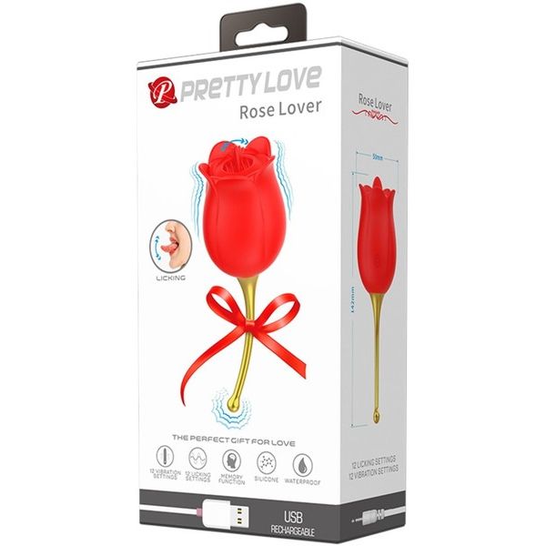 Rechargeable Rose Lover - One Stop Adult Shop