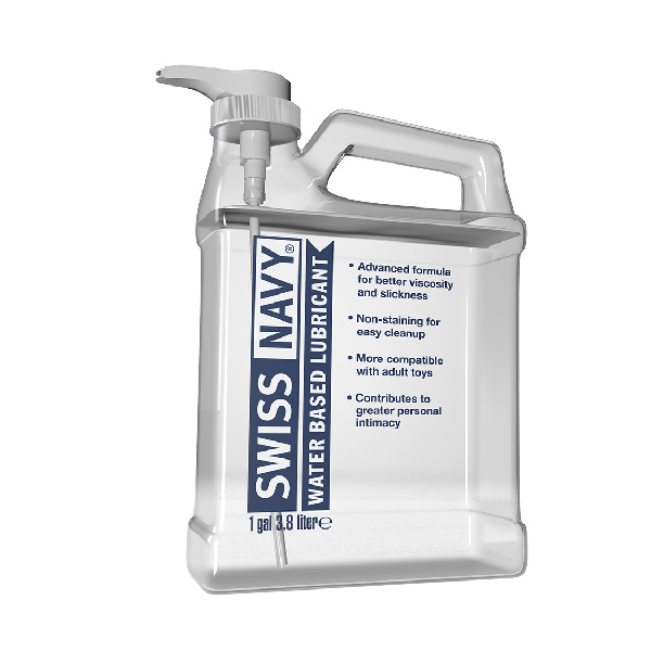 Swiss Navy Water Based Lubricant 1gal/3.8L - OSAS