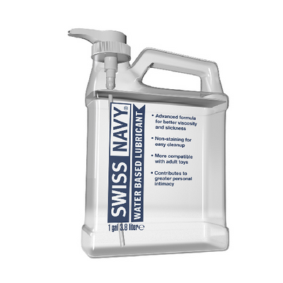 Swiss Navy Water Based Lubricant 1gal/3.8L - OSAS