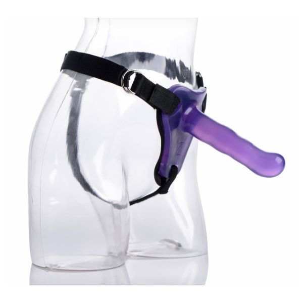 Comfort Ride Strap On Harness w Purple Dildo - OSAS
