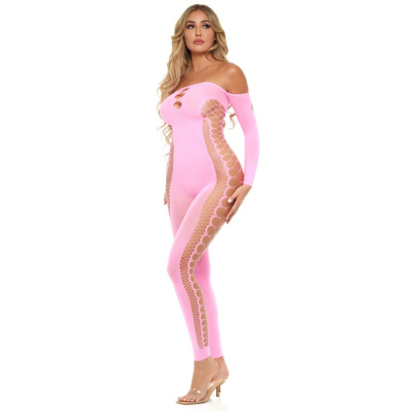 Diamond Drippin Bodystocking Pink - OSAS