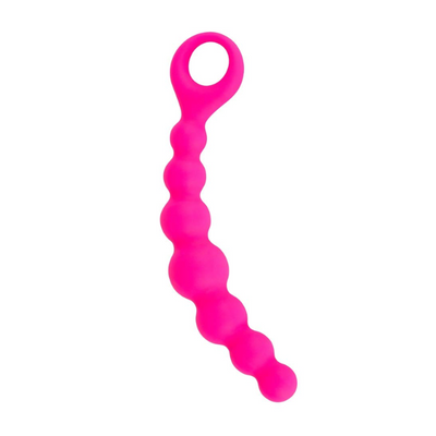 Colorful Joy Pink Anal Beads - One Stop Adult Shop