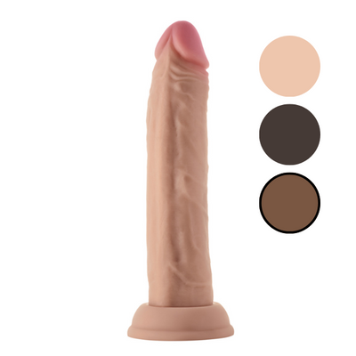 Model J 5.5in Liquid Silicone Dong Oak - OSAS