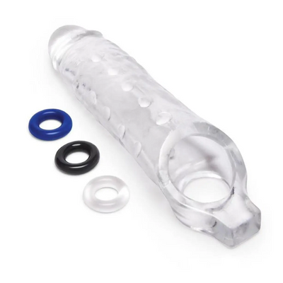 Size Up 1in See-Thru Stretch Penis Extender - OSAS