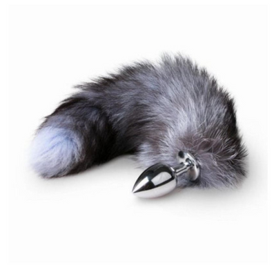Fox Tail No. 4 Silver Plug - One Stop Adult Shop