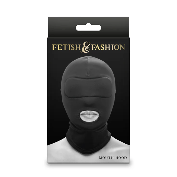 Fetish & Fantasy Mouth Hood Black - One Stop Adult Shop