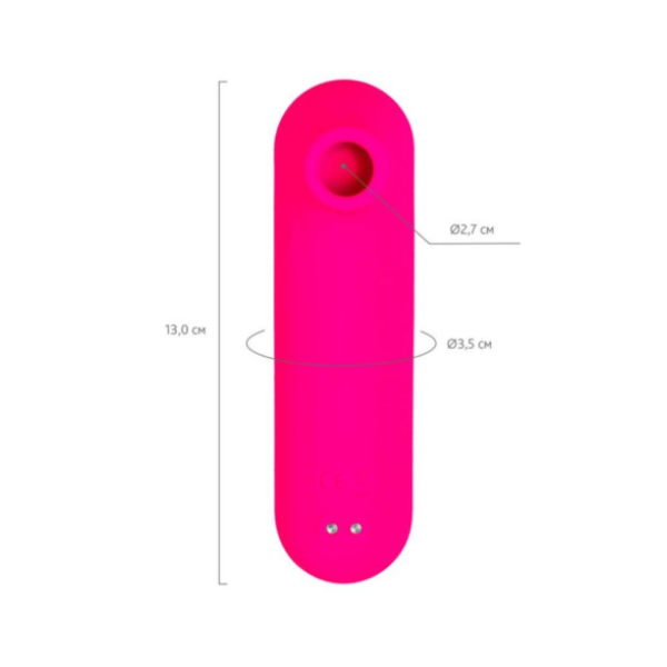 eroTeq Vacuum-Wave Clitoral Vibrator Molette Pink - One Stop Adult Shop
