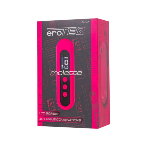 eroTeq Vacuum-Wave Clitoral Vibrator Molette Pink - One Stop Adult Shop