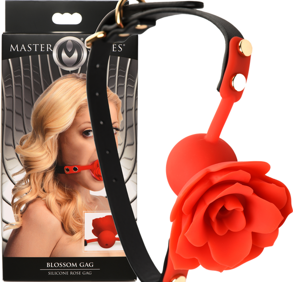 Blossom Gag Silicone Rose Gag - OSAS