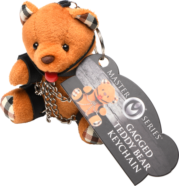 Gagged Teddy Bear Keychain - OSAS