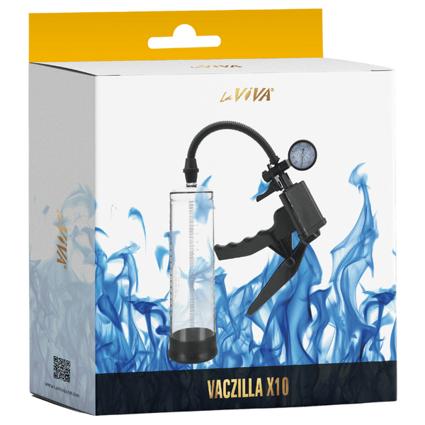 Vaczilla X10 Trigger Gauge Hand Grip Penis Pump - OSAS