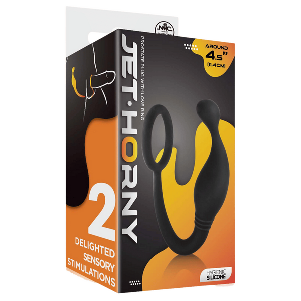 Prostate Plug with Love Ring - 4.5" - OSAS