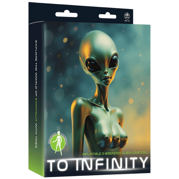 Inflatable 3-Breasted Alien Love Doll - - OSAS