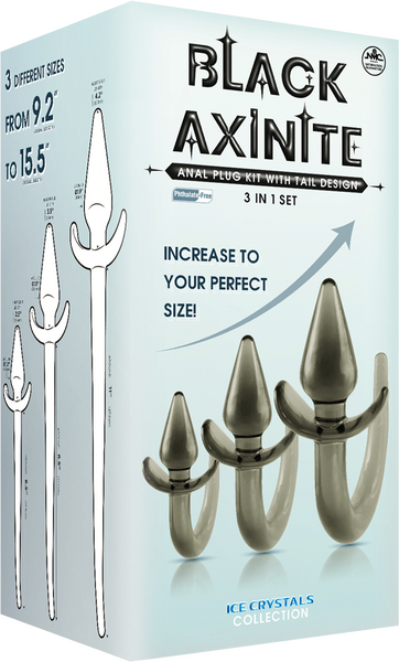 3 In 1 Anal Plug Kit with Tail - OSAS