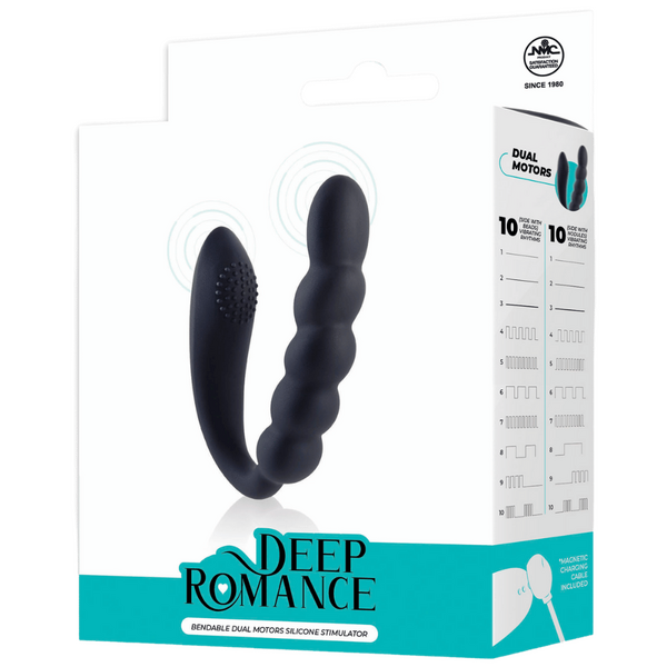 Bendable Dual Motors Silicone Stimulator - OSAS