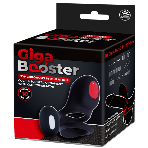Cock & Scrotal Ornament with Clit Stimulator - OSAS