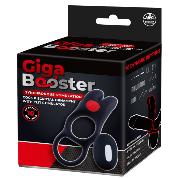 Cock & Scrotal Ornament with Clit Stimulator - OSAS