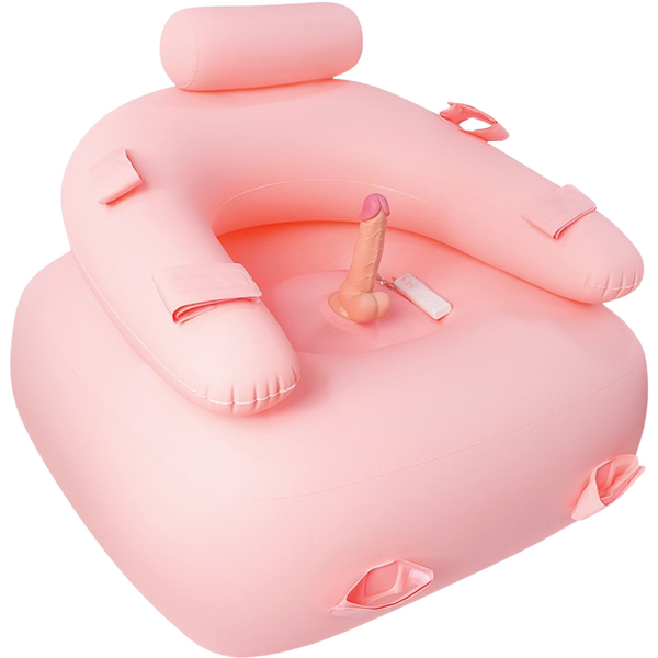 Get Down On It Inflatable Vibrating Dildo - OSAS
