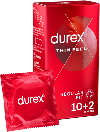 Thin Feel Regular Fit Condoms 10's   2 Free - OSAS