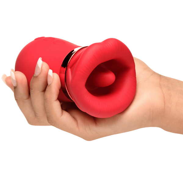 Kiss Me More Kissing, Sucking, & Vibrating Clitoral Stimulator - OSAS
