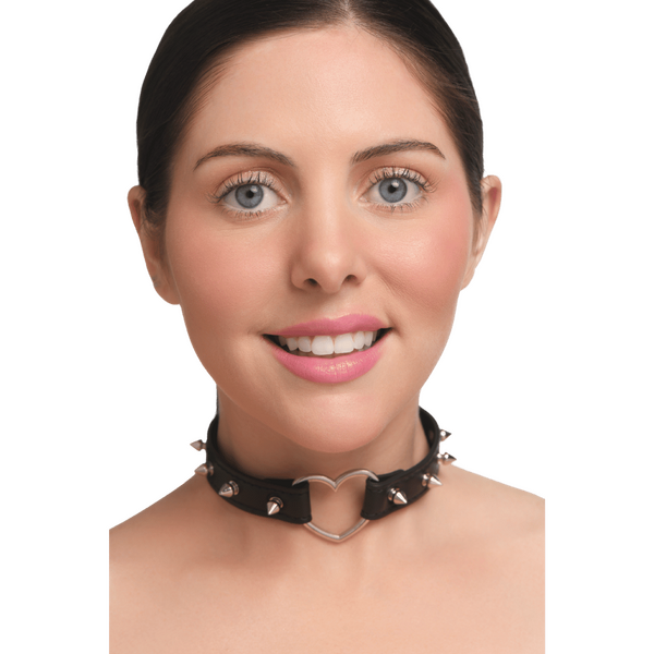 Spiked Heart Choker - OSAS