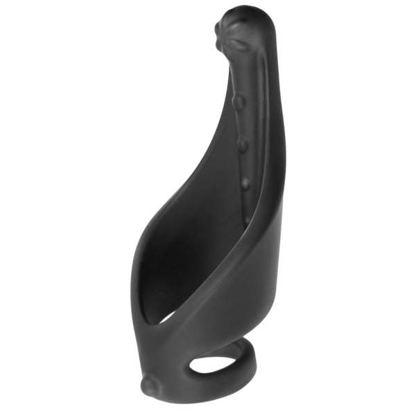 Cock Ring with Ball Strap and Clit Stimulator - OSAS