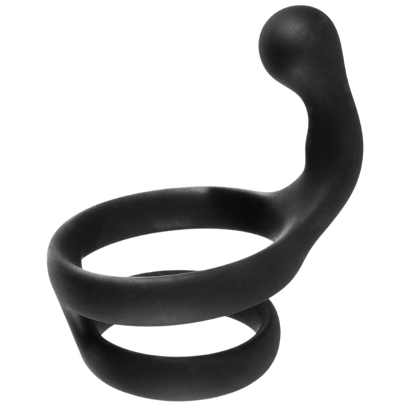 Cock Ring with Ball Strap and Clit Stimulator - OSAS