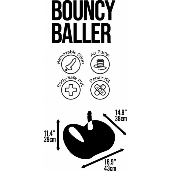 Bouncy Baller Inflatable Dildo - OSAS