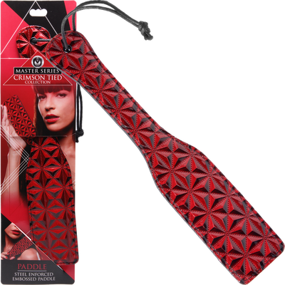 Crimson Tied Steel Enforced Spanking Paddle - OSAS