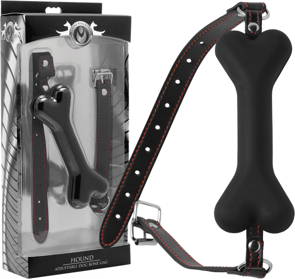 Hound Adjustable Dog Bone Gag - OSAS