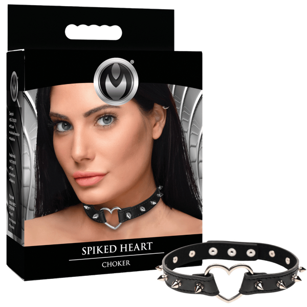 Spiked Heart Choker - OSAS