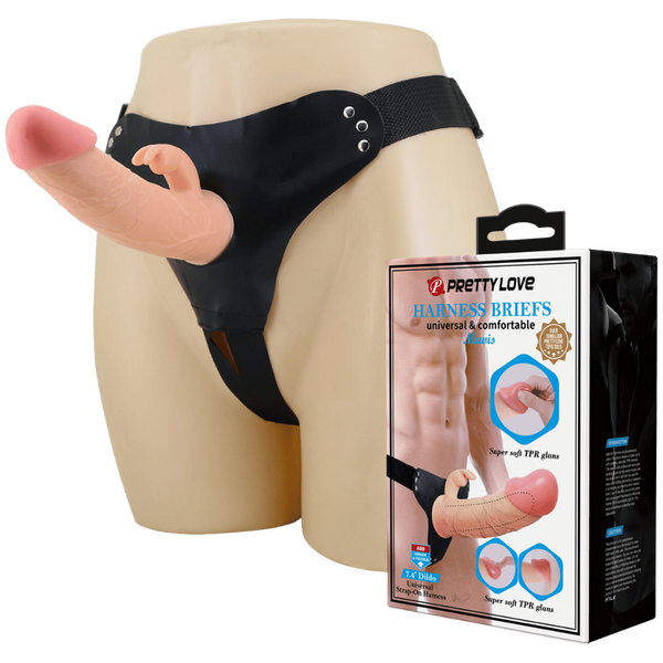 Universal Strap-On Harness Mavis with 7.4in Dildo - OSAS