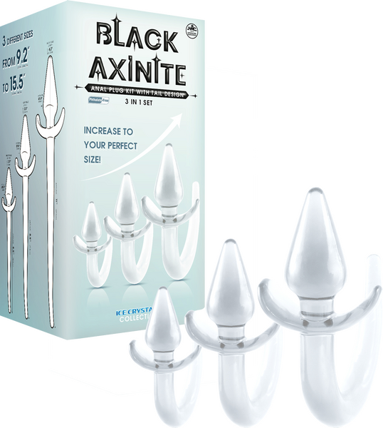 3 In 1 Anal Plug Kit with Tail - OSAS