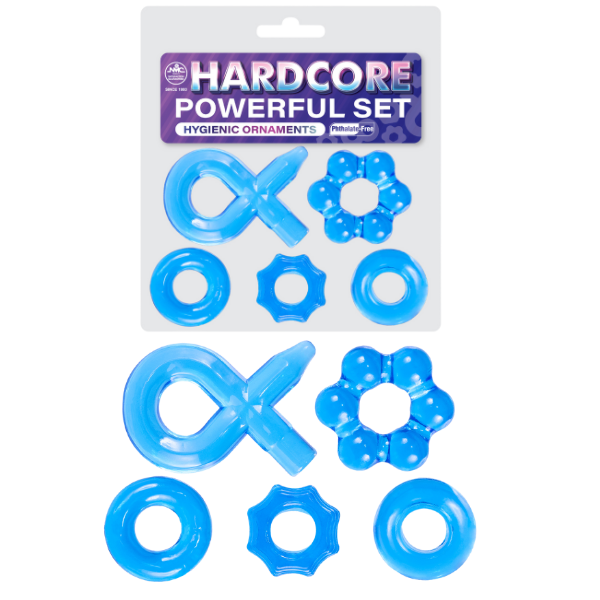 Hardcore Powerful Cockring Set - OSAS